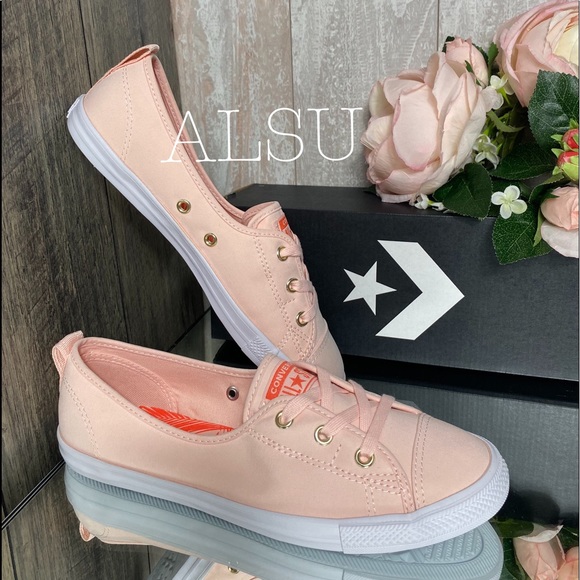 Converse Ctas Ballet Lace Slip Washed Coral W - Picture 7 of 8